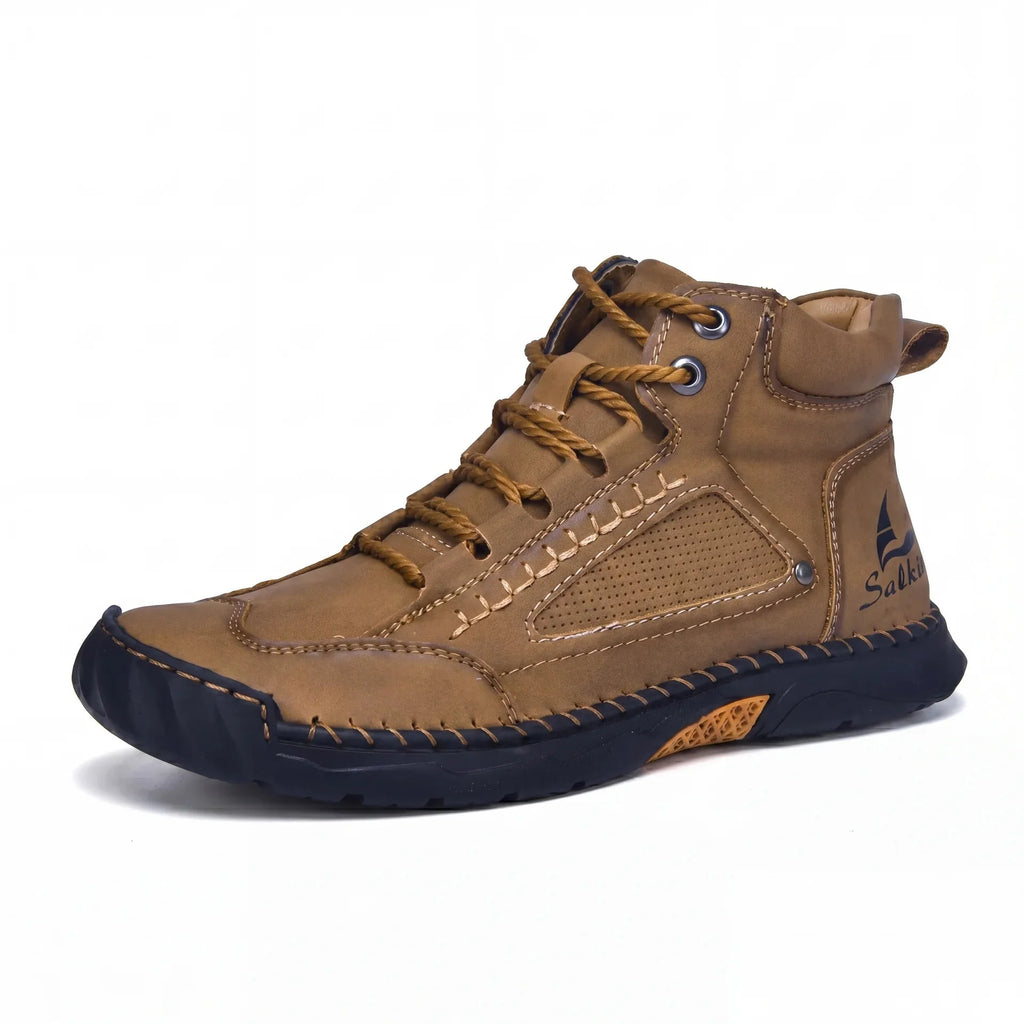 Bottes Barefoot Tout-Terrain Cuir Vegan Imperméable Semelle Vulcanisée