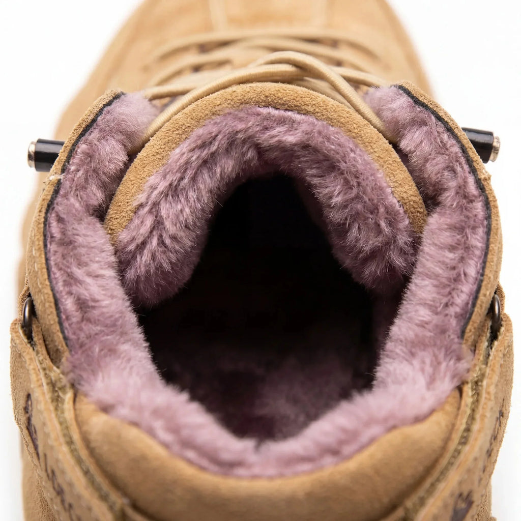 Chaussures Orthopédiques d'Hiver Doublure en Fourrure Imperméables Antidérapantes