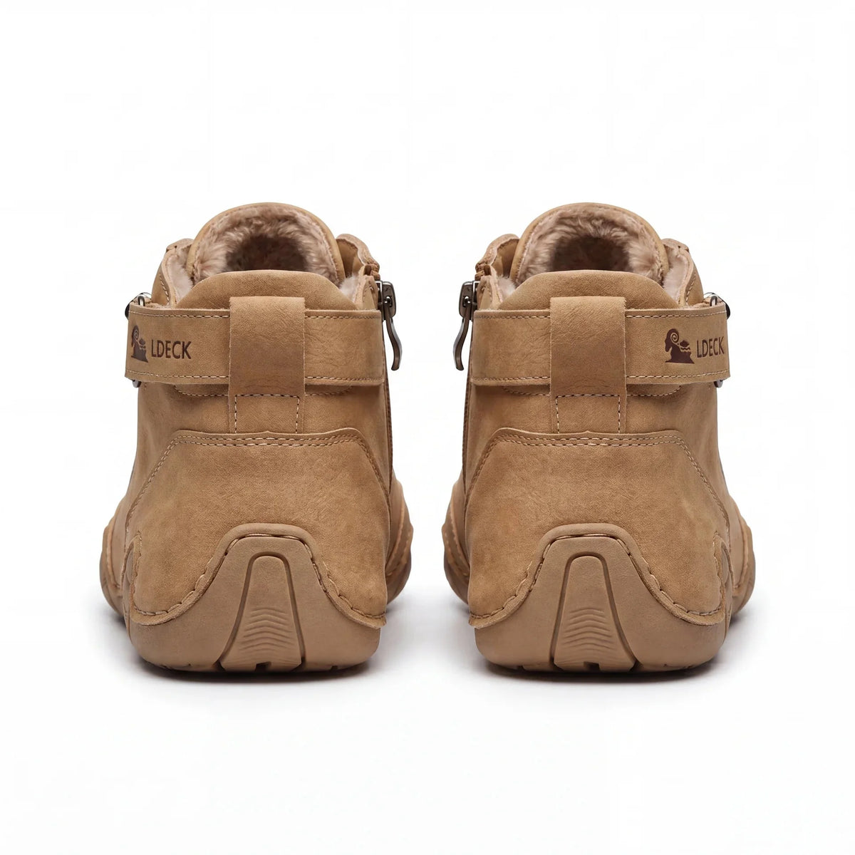 Chaussures Orthopédiques d'Hiver Doublure en Fourrure Imperméables Antidérapantes
