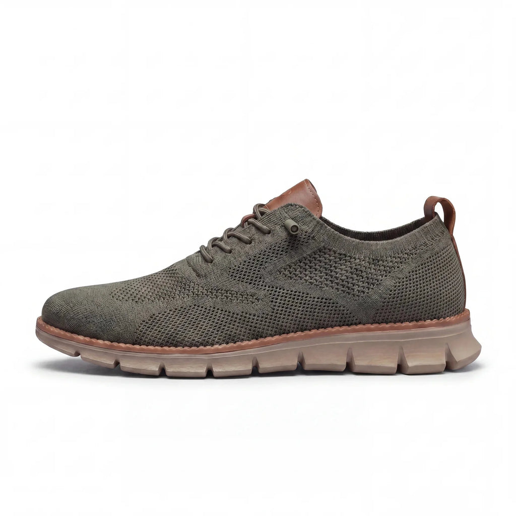 Chaussures Urbaines en Cuir et Flyknit Semelle à Mémoire de Forme