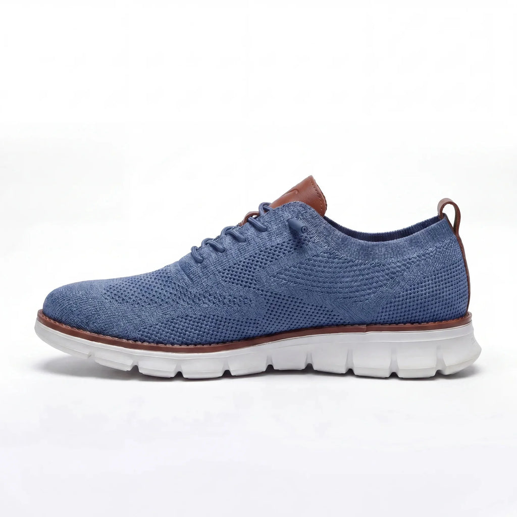 Chaussures Urbaines en Cuir et Flyknit Semelle à Mémoire de Forme