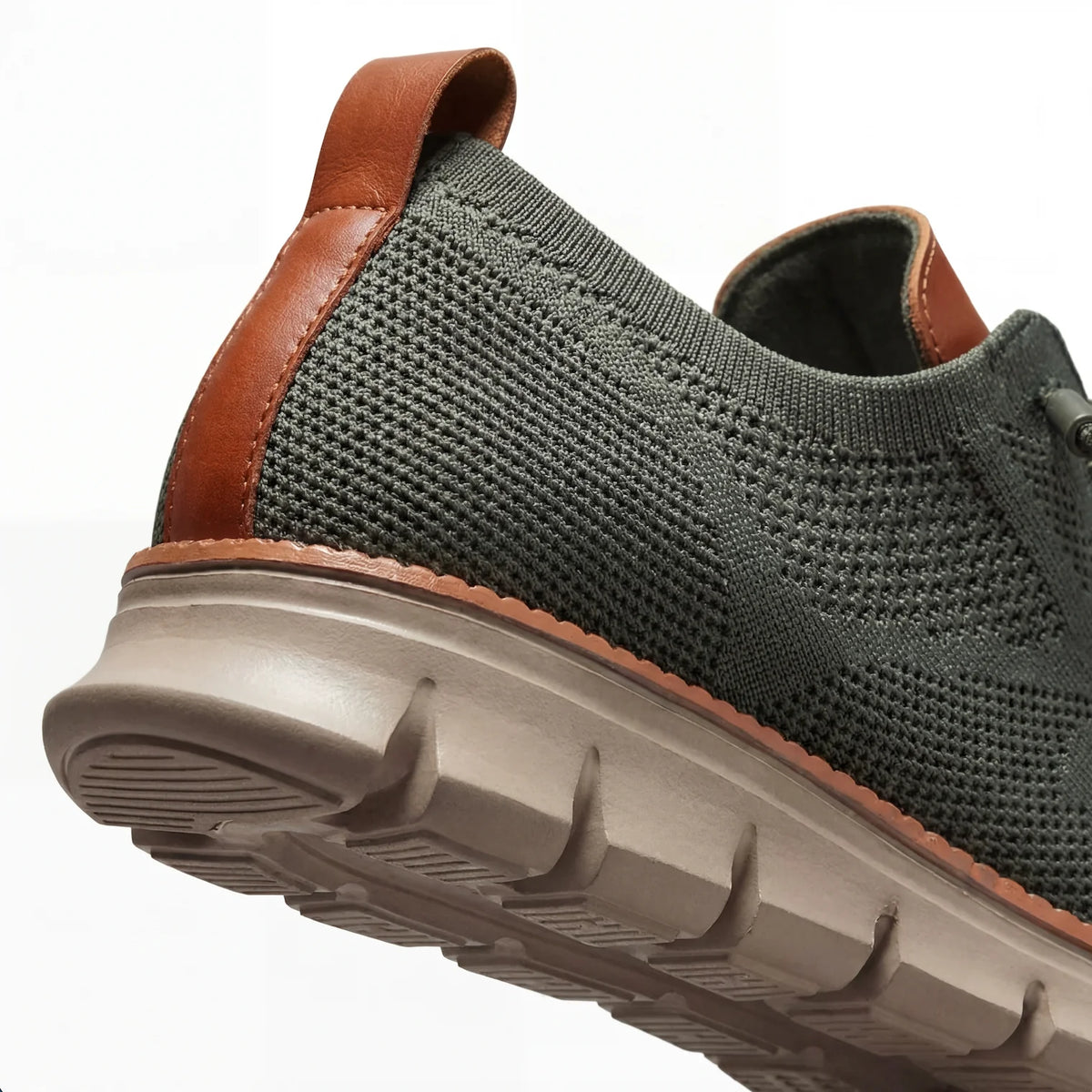 Chaussures Urbaines en Cuir et Flyknit Semelle à Mémoire de Forme