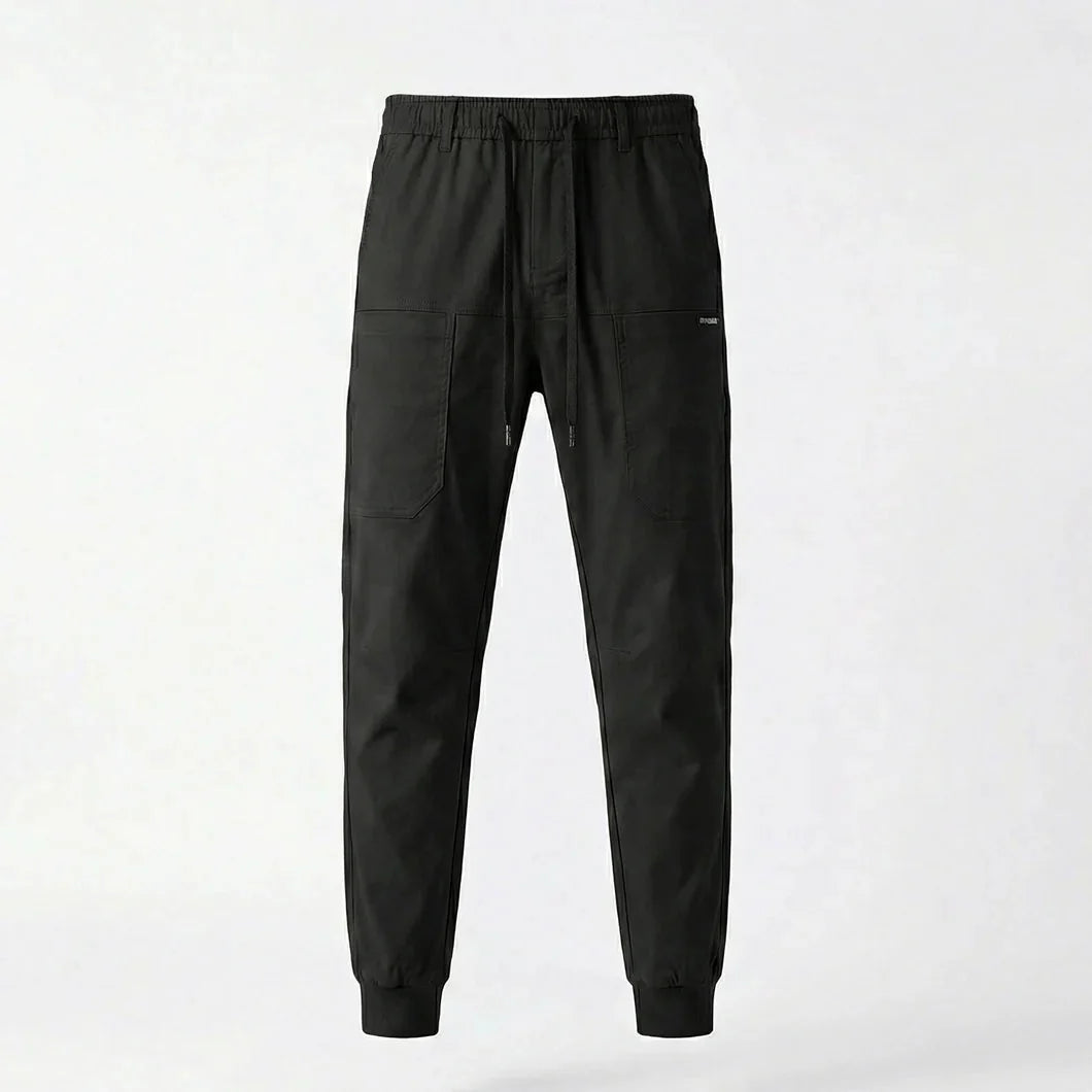 Pantalon Cargo Confortable Élastique à Grandes Poches
