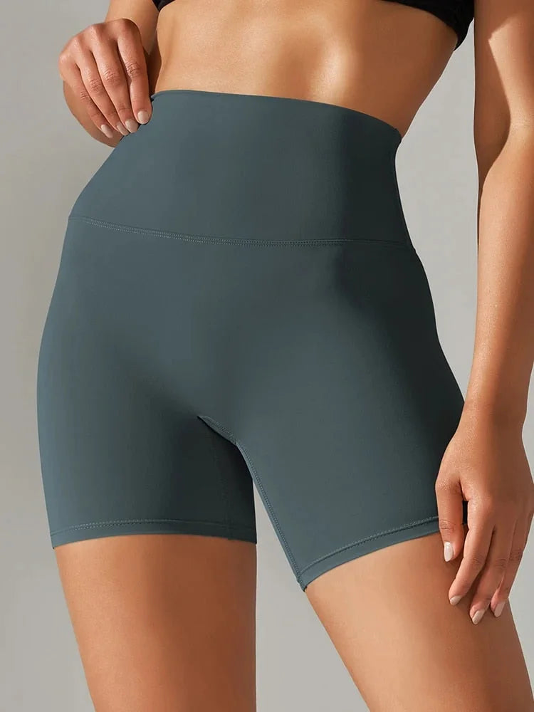 Short de Yoga Taille Haute Extensible et Respirant